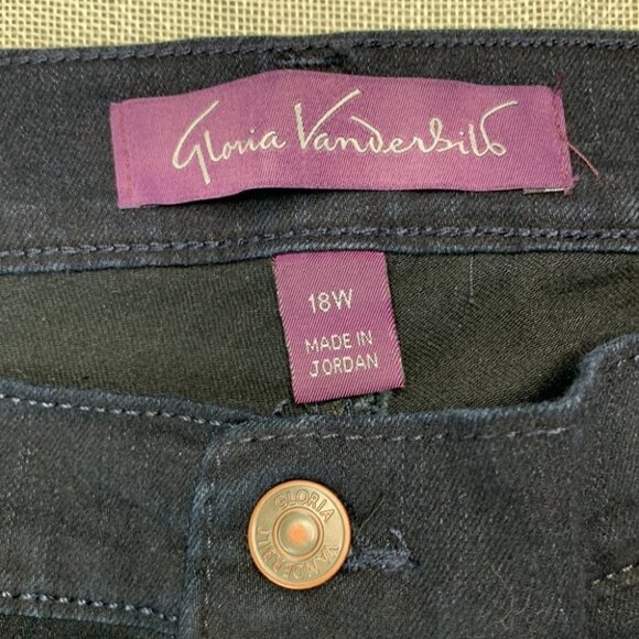 Gloria Vanderbilt Womens Plus Size Amanda Skinny Jeans 18W - Picture 11 of 12
